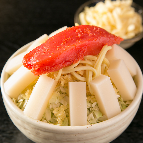 もち明太チーズもんじゃ